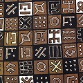 NDOMO泥染ブランケット小 10 一点物