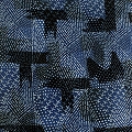 NDOMO泥藍染ブランケット小 29 一点物