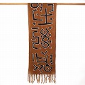 泥 藍 染薄布ショールNDOMO 2513 一点物