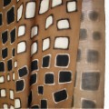 NDOMO 泥染手織薄布 04茶 5.8x1.1M/切売り1M
