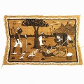 泥染絵布 中 02 一点物