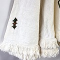 エチオピア手つむぎ手織刺繍ポンチョ 一点物 01