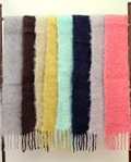 【SALE】ベビーモ キッドモヘアショール 無地 35x160  ポインセチア @14000→11000円