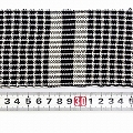 ガーナ伝統帯布 1m 黒チェック