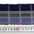 ガーナ伝統帯布 1m サックスチェック