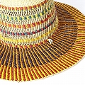 ボルガ帽子 5本透かし マルチカラー 子供用