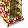 パーニュバッグ 両脇メッシュ オリーブメッシュ 赤系パーニュ