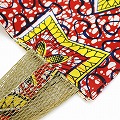 パーニュバッグ 両脇メッシュ オリーブメッシュ 赤系パーニュ