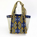 パーニュバッグ 両脇メッシュ オリーブメッシュ 青系パーニュ