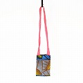 パーニュバッグ メッシュショルダー ピンク メッシュポケット オレンジ  25SS一点物