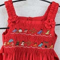スモッキング刺繍幼児ワンピース 6ヶ月幼児用