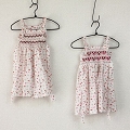 スモッキング刺繍幼児ワンピース 1才児用
