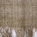 マダガスカル野蚕 草木染ストール 細 LAMBA LANDY　ユーカリ 一点物