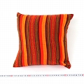 マサイブランケット(マサイシュカ) クッションカバー オレンジxオリーブx赤 35x35 21SS一点 @2800→2240