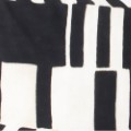 泥染クッションカバー60X40petitechelle白黒
