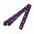 パーニュネクタイ 細 赤青系