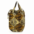 ガーナバティック布 巾着エコバッグ 中 柄01