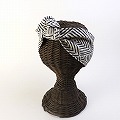 ボゴラン ヘアバンド 白地黒線 25SS一点物