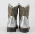 【SALE】ラメラインキリムブーツ シルバー　\28000→19600