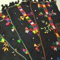 ベルベル刺繍布 小黒 柄アソート