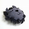 セネガル ライオンクッション 小 ネイビー系 一点物