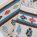 チュニジアキリム 玄関マット 極小 02 一点物-02