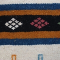 チュニジアキリム 玄関マット 極小 04 一点物-04