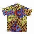 パーニュ開襟半袖シャツ　L/M 鶏 ミックス