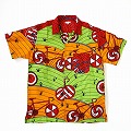 パーニュ開襟半袖シャツ　L/M 自転車