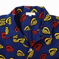 パーニュ開襟半袖シャツ　L/M 子安貝