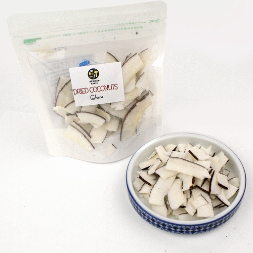 アフリカンスクエアー ガーナのドライココナッツ 40g アフリカンスクエアー ガーナのドライココナッツ 40g