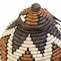 ズールーバスケット壺 UKHAMBA 蓋付き DIXZX 25_27 2604 一点物