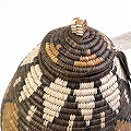 ズールーバスケット壺 UKHAMBA 蓋付き DIXZX 25_27 2610 一点物