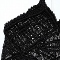ナイロンバッグ ランダム波透かし 黒 25SS一点物