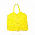 ナイロンバッグ ランダム波透かし 黄 25SS一点物