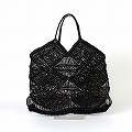 ナイロンバッグ ランダム波透かし 大 黒 25SS一点物