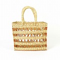 ボルガ四角透かしカゴ 小 ナチュラルオレンジ 25SS一点物 @9500→7600円