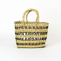 ボルガ四角透かしカゴ 小 ナチュラル緑 25SS一点物 @9500→7600円