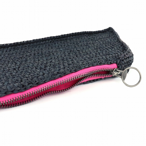 ラフィア クラッチバッグ Handmade 【モロッコ産】 ラフィア クラッチバックHandmade【モロッコ産】