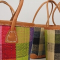 【10%OFF】ラバンかごバッグ マドラスチェック05 \5000→4000→3600