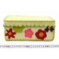 【SALE】ラフィアラバンシューズボックス お花 ナチュラル @3000→1800円