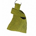 ラフィア極小編バッグ ハンドル通し 緑 25SS一点物 @8800→7040円