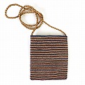 ラフィア極小編ポシェット 25SS一点物 @8800→7040円