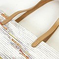 リサイクルプラ トートバッグ 白 25SS一点物 @15800→12640円