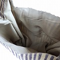 ラバンコンビニバッグ 大 青NATストライプ 25SS一点物 @8800→7040円