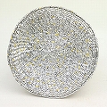プラスチックサイザルバッグ共手8x7 シルバー