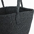 サイザルブラックバッグ10x12共手 ハンドル長