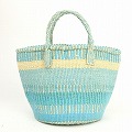 【SALE】アクリルxサイザルバッグ共手9インチ スタンディMIXサックス @7000→5000円