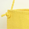 プラスチックサイザルバッグ10x14 ワンハンドル丸外ノット クリーム