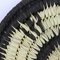 トゥルカナバスケット 鍋敷き 柄あり